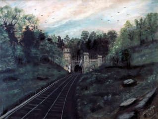Arthington (Bramhope) Tunnel  West Yorkshire  1897.