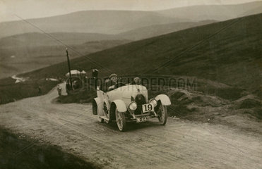 Fiat racing car  Waddington Fells  Lancashire  c 1912.