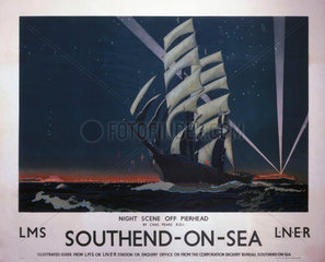 'Southend-on-Sea’  LMS/LNER poster  1930s.