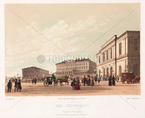 Vienna South Railway Station  mid-19th century.