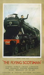 'The Flying Scotsman’  LNER poster  c 1935.