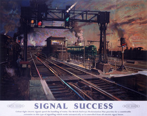 'Signal Success'  BR poster  1940s.