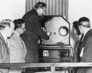 John Logie Baird  Scottish television pioneer  1934.
