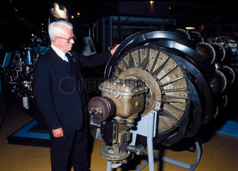 Sir Frank Whittle  English engineer  c 1988.