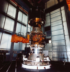 European Meteosat 2 and APPLE satellite  1981.