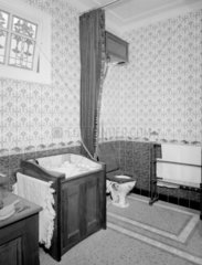 Victorian bathroom  c 1880s. Victorian bath