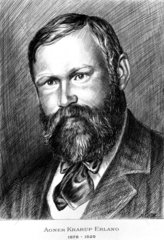 Agner Krarup Erlang  Danish mathematician  c 1915.