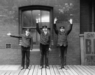 Hand signals  c 1910.