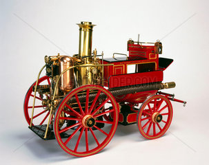 Vertical cylinder steam engine  c 1885.