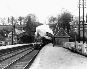 Cromford Station in Derbyshire  15 June 1911.