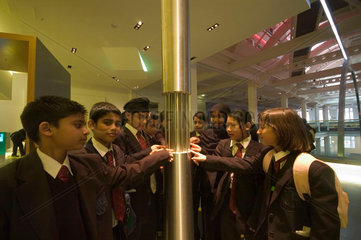 Children in the Energy Gallery  Science Museum  London  2007.