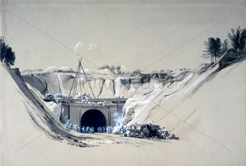 Watford Tunnel  Hertfordshire  6 June 1837.