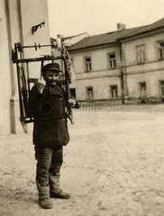 Knife-grinder  Balkans  Second World War  1940s.