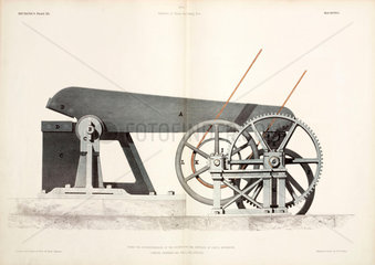 Elevation of shears for cutting iron  1842-1846.