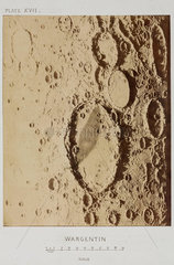 Lunar crater model ‘Wargentin’  1850-1871.