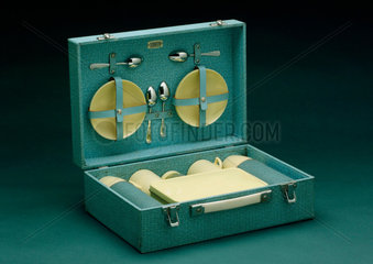 Picnic set in case by Sirram  c 1955.