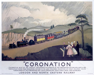 ‘Coronation’  LNER poster  1937.