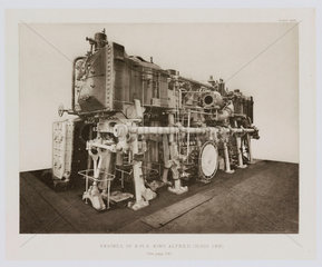 ‘Engine of HMS King Alfred’  1902.