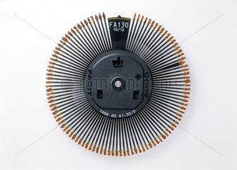 Daisy wheel from a typewriter  c 1980.