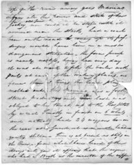 Letter from George Stephenson  English railway engineer  to W Kitching  1829.