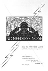 'No Needless Noise'  1935.