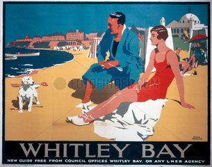 'Whitley Bay'  LNER poster  1923-1947.