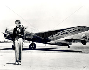 American aviator Amelia Earhart  c 1930s.