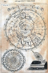 Kircher’s chart of time zones across the known world  1646.