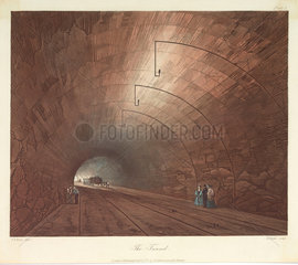 ‘The Tunnel’  Liverpool & Manchester Railway  1831.