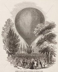 ‘Ascent of Mr Green’s Balloon  on Monday Last’  1844-1852.