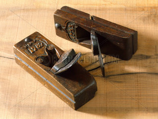 Two moulding planes  European  18th century.