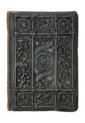 Rectangular carton pierre book cover  mid 19th century.