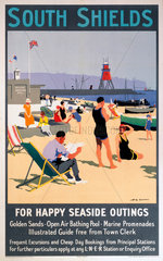 ‘South Shields’  LNER poster  1923-1947.