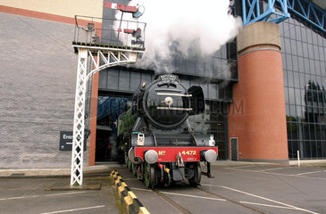 LNER steam locomotive 4-6-2 No 4472 ‘Flying Scotsman’ at NRM  14 July 2004.