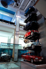 Post-WWII cars  Science Museum  London  June 2000.