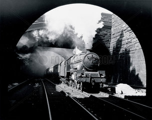 'South Australia' locomotive  Edge Hill  Liverpool  mid 1950s.