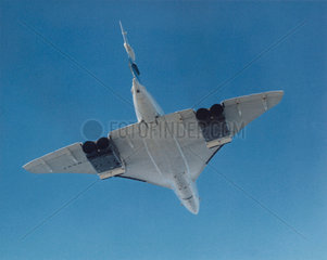 Concorde in flight  c 1972.
