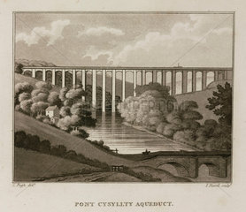 ‘Pont Cysyllty Aqueduct’  Wales  1814.