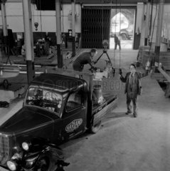 Workshop interior  light engineering works  Timperley   1956.
