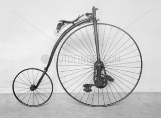 Kangaroo bicycle  c 1878. Patentee ECF Otto
