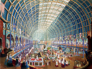 The Centre Hall of the Great Industrial Exhibition  Dublin  Ireland  1853.