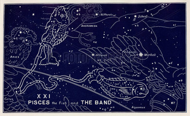The constellations of Pisces and the Band  1895.