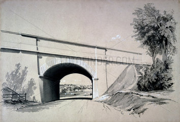 Oblique Bridge  Boxmoor  Hertfordshire  12 June 1837.