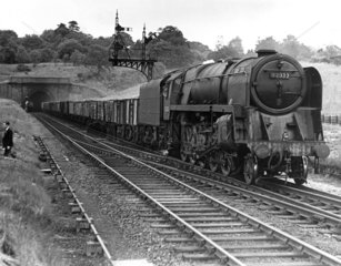 British Railways Class 9F 2-10-0 steam locomotive.