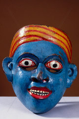 Painted face mask  Sinhalese from Sri Lanka.
