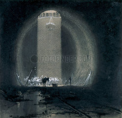 Working shaft  Kilsby Tunnel  Northamptonshire  8 July 1837.