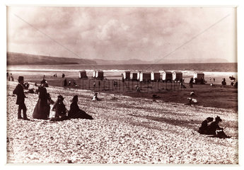 'Pensarn Beach'  c 1880.