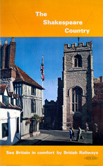 'The Shakespeare Country'  BR poster  1962.