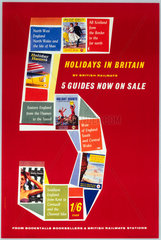 'Holidays in Britain'  BR poster  1958.