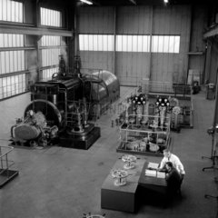 Turbine hall provides chemical plant with its own power  ICI Wilton  1955.